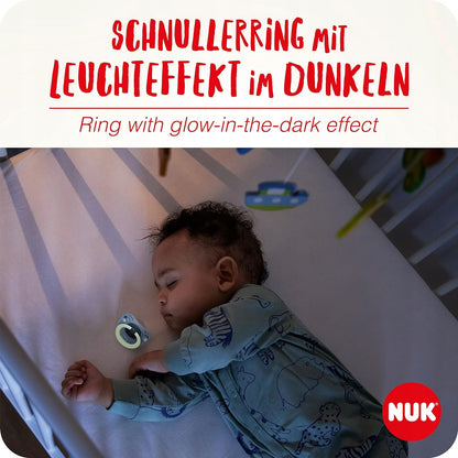 NUK SIGNATURE DAY&NIGHT uklidňující dudlík x4 6-18 měsíců