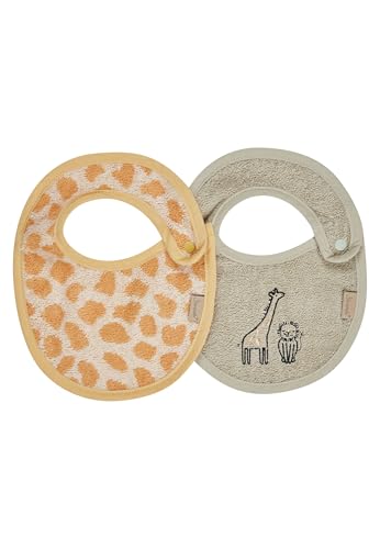 Sterntaler bavaglini Giraffe & Löwe set da 2 pezzi