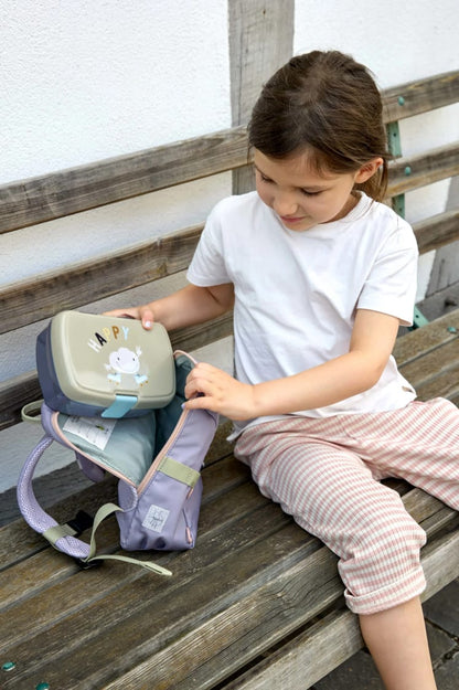 Lässig Tiny Outdoor Cloud contenitore per la colazione con inserto rimovibile