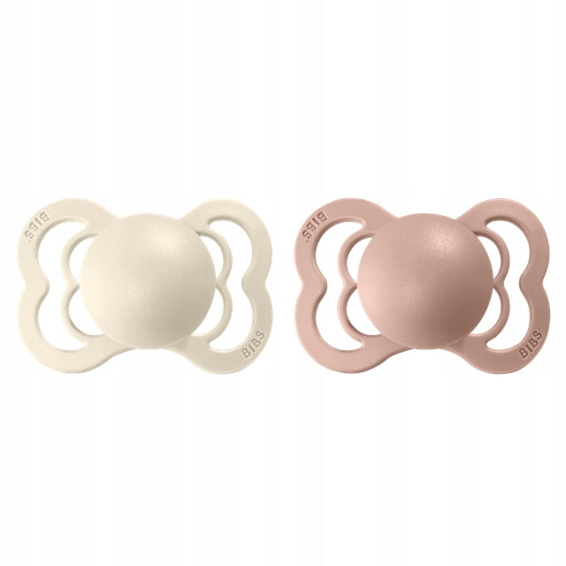 BIBS SUPREME chupetes calmantes de silicona 0-6 meses simétricos