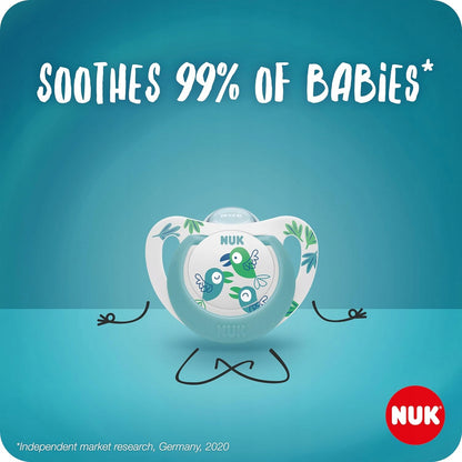 NUK STAR Day&Night smoczek uspokajający x4 18-36msc – zdjęcie produktu 2