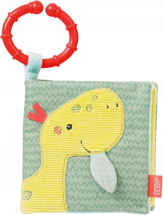 FEHN Happy Dino libretto sensoriale PENDENTE 11 x 11 cm