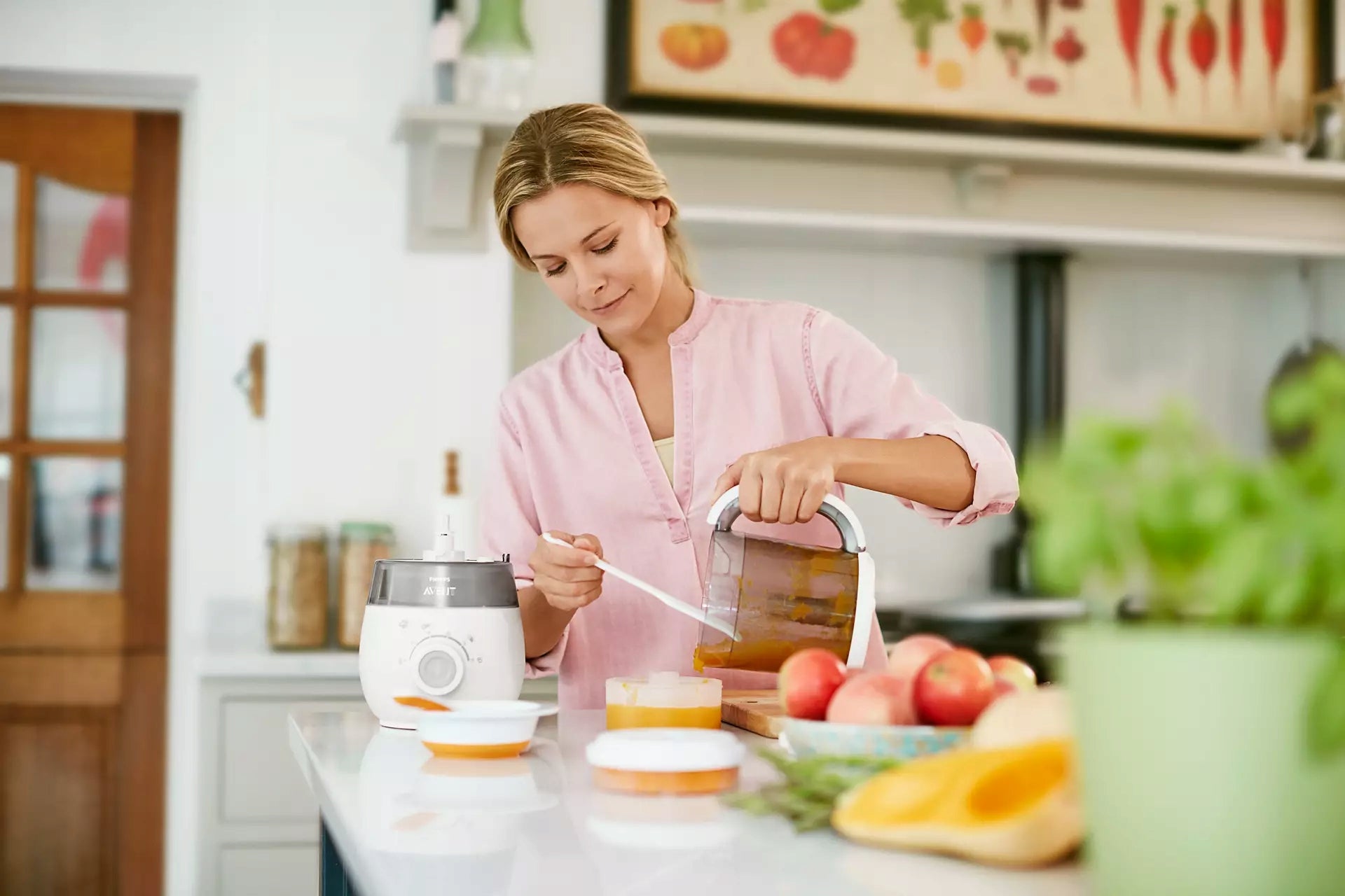 PHILIPS AVENT SCF883/01 4w1 parowar mikser 1000ml – zdjęcie produktu 3
