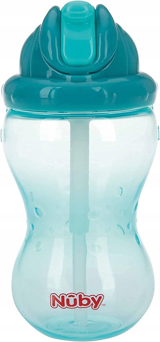 NUBY Flip-it Cup cseppmentes szívószálas pohár 12 hónap+ 360 ml
