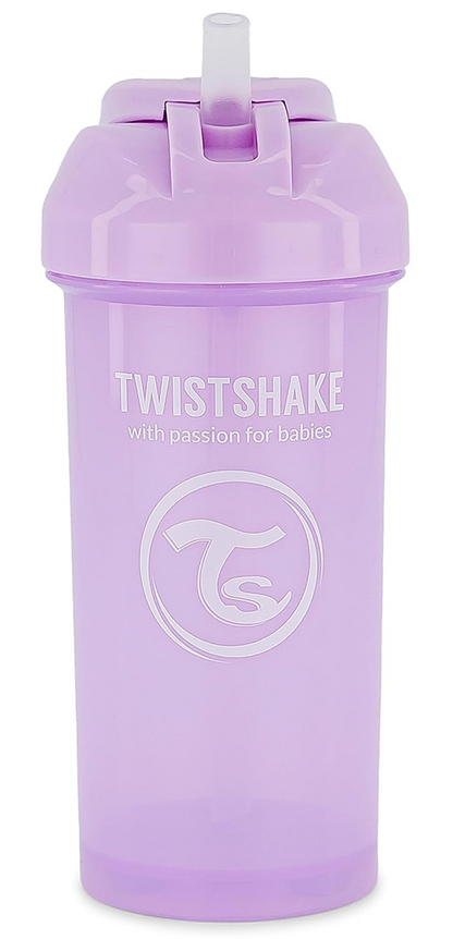 TWISTSHAKE Pahar cu pai, anti-vărsare, 360 ml, 6 luni+