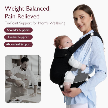 MOMCOZY nosidełko dla noworodków i niemowląt 3-20kg regulowane – zdjęcie produktu 5