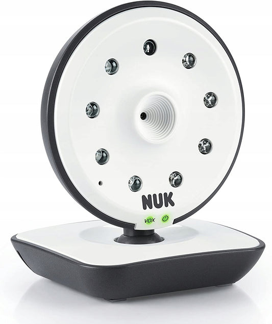 NUK dodatkowa kamera do niani elektronicznej Eco Control 550VD, biało-grafitowa, tryb Eco i FHSS