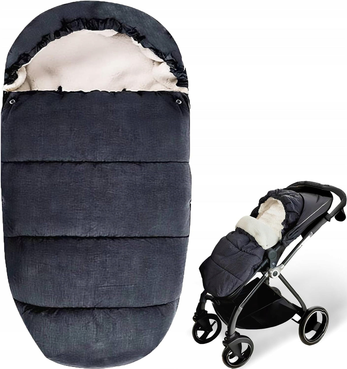 sacco nanna universale per passeggini IMBOTTITO 0-3 anni