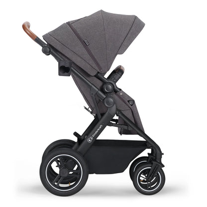 KINDERKRAFT B-TOUR 3w1 wózek wielofunkcyjny do 22kg + fotelik MINK PRO – DARK GREY – zdjęcie 9