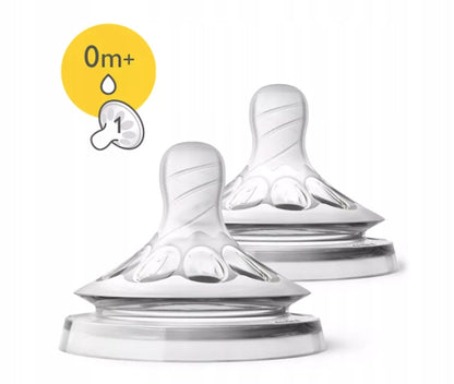 PHILIPS AVENT Natuurspeen voor flessen 0msc+ x2