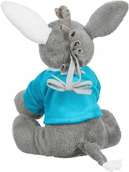 STERNTALER Osiołek Erik PRZYTULANKA pozytywka z głośnikiem Bluetooth 20 cm - szaro-niebieski pluszak