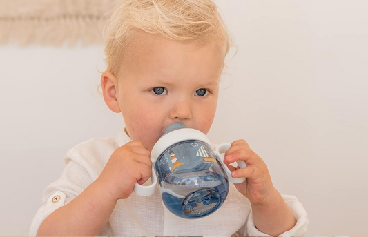 MEPAL Sippy Cup copo de bico antiderrame bico de dupla face 200 ml 6 m+
