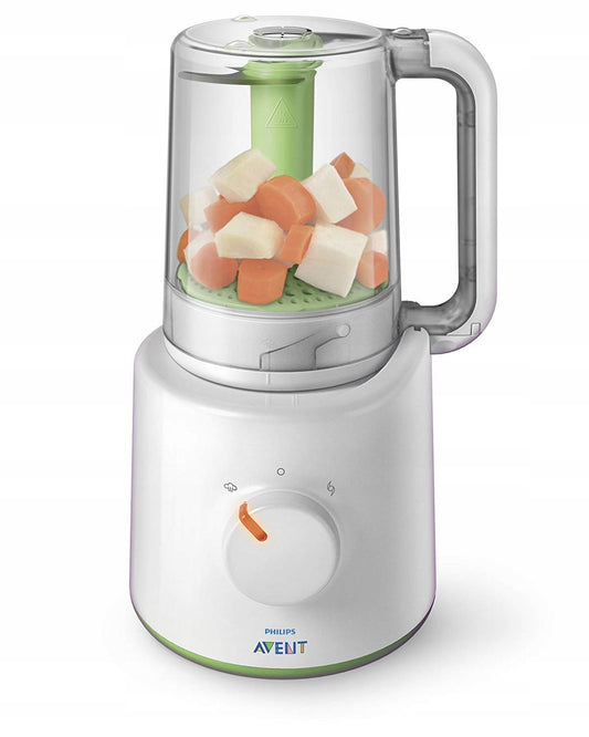PHILIPS AVENT SCF870/20 2w1 parowar mikser 800 ml biały, do gotowania na parze i blendowania posiłków dla dziecka