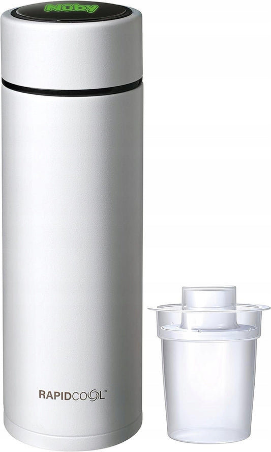 NUBY RapidCool Kühl-Thermosflasche für die Milchzubereitung 240 ml LED