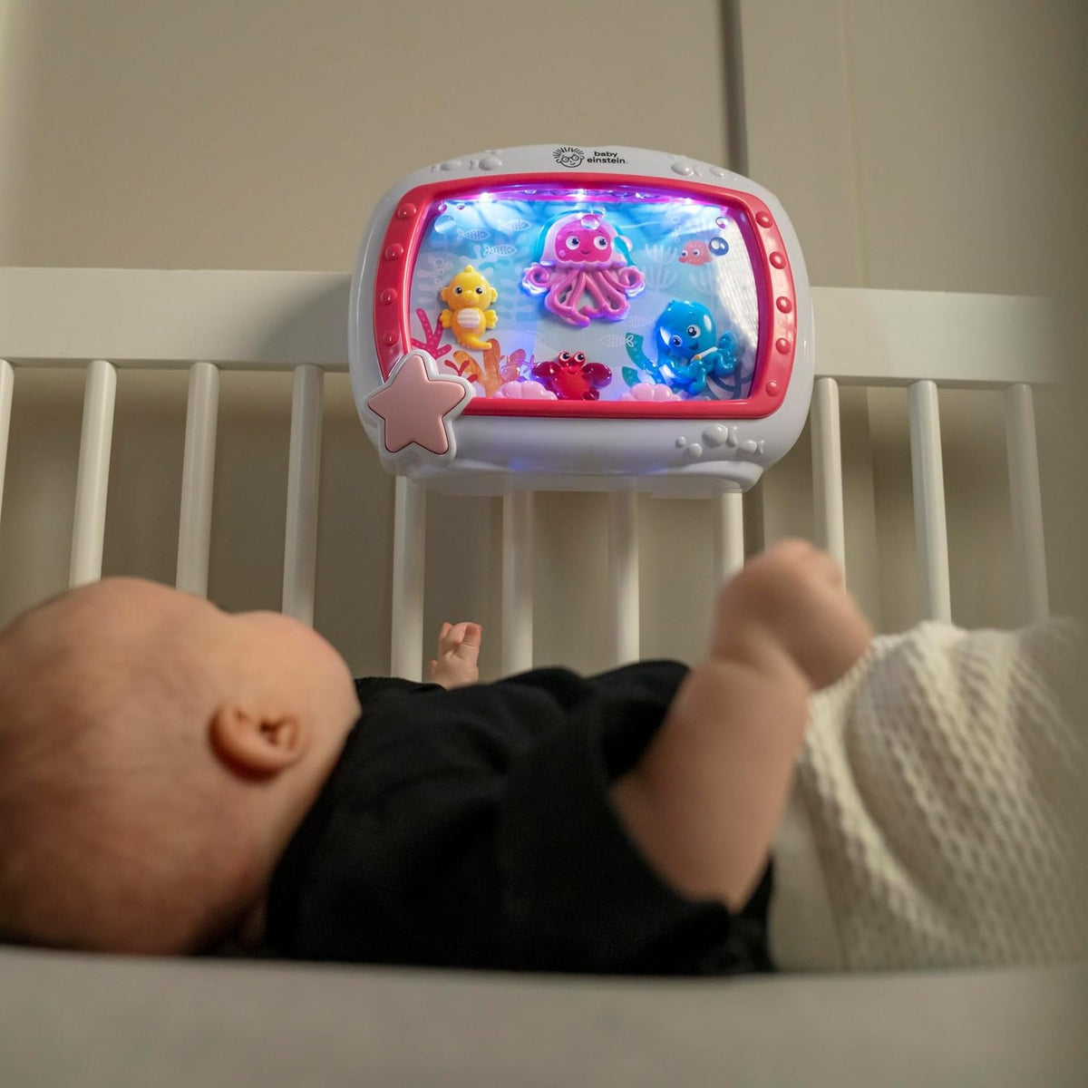 BABY EINSTEIN Sogni marini carillon con luci + telecomando 22 x 29 cm
