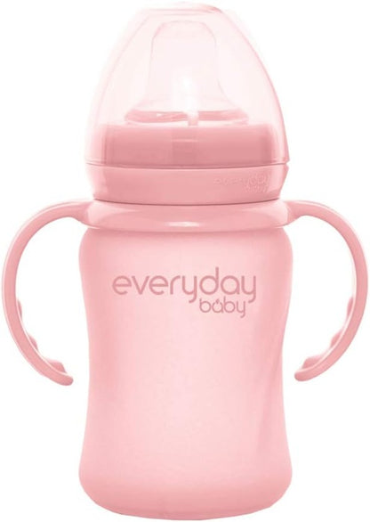 EVERYDAY BABY Bicchiere con beccuccio in vetro antigoccia 150 ml 6 mesi+