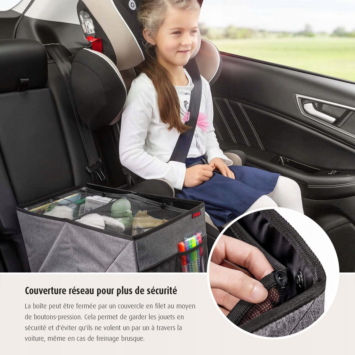 REER TravelKid opvouwbare organizer voor in de auto