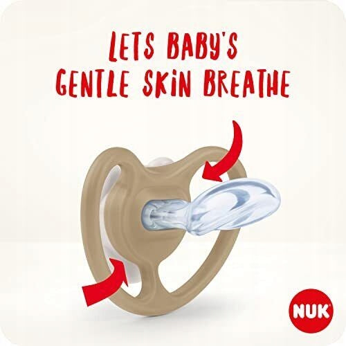 NUK Space Day&Night dudlík uklidňující silikon x4 0-6 měsíců