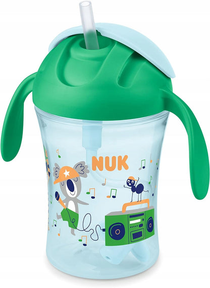 NUK Motion Cup ANTI-FUITE avec paille souple 8 m+