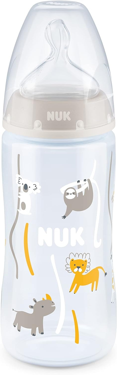 NUK First Choice+ 6-18 m FLES 300 ml temperatuuraanduiding