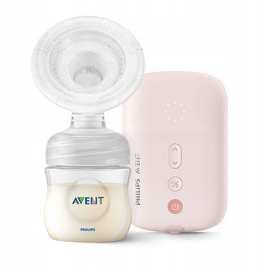PHILIPS AVENT SCF395/11 LAKTATOR elektryczny, pojedynczy różowy laktator z butelką i panelem sterowania