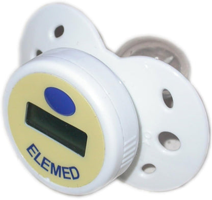 ELEMED Ciuccio Temp MP200 silicone pacifier with digital thermometer