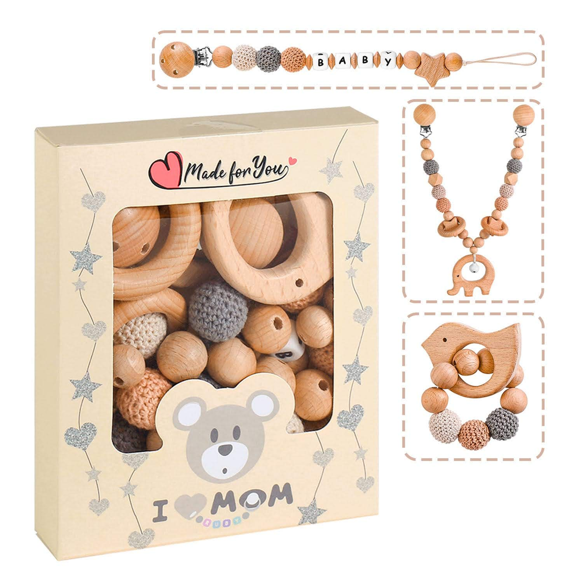 RUBY Artestar DIY pacifier chain kit