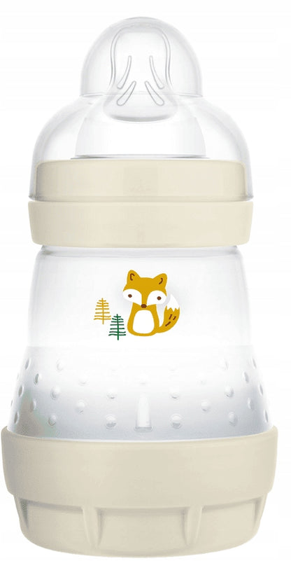 MAM Easy Start butelka antykolkowa 160ml 0+ z silikonowym smoczkiem, antykolkowa butelka dla niemowląt