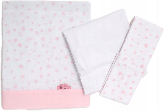 TI-TIN set biancheria da letto 3 pezzi 80x50