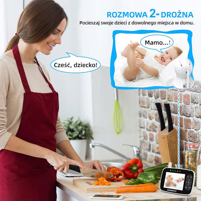 BURNNOVE SM35PTZ zdalnie sterowana niania elektroniczna