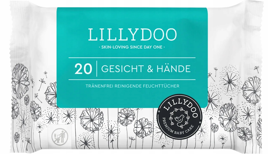 LILLYDOO toallitas húmedas sin perfume 12 x 60 cm 20 unidades