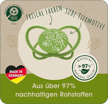 NIP My Butterfly GREEN Beruhigungsschnuller 2er-Pack, 16–32 Monate – Produktfoto 4