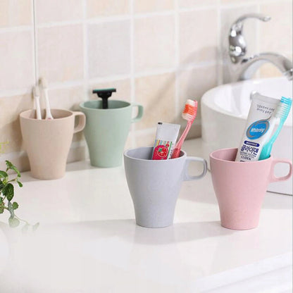 IMODE tazza in bambù per bere o per spazzolino da denti 290 ml