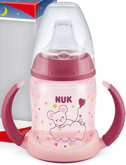 NUK Learner Cup BEKER 150 ml met temperatuurindicator DIE GEEFT LICHT IN HET DONKER