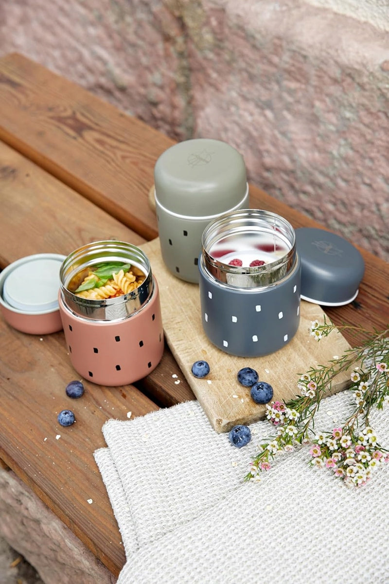 LASSIG Food Jar Happy Prints TERMOS OBIADOWY ze stali nierdzewnej 350 ml – zdjęcie produktu 5