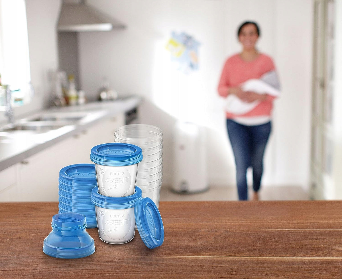 PHILIPS AVENT pojemniki na żywność x10 +adaptery – zdjęcie produktu 4