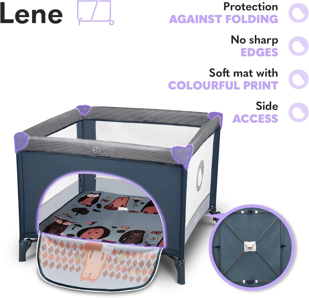 LIONELO FIE travel cot