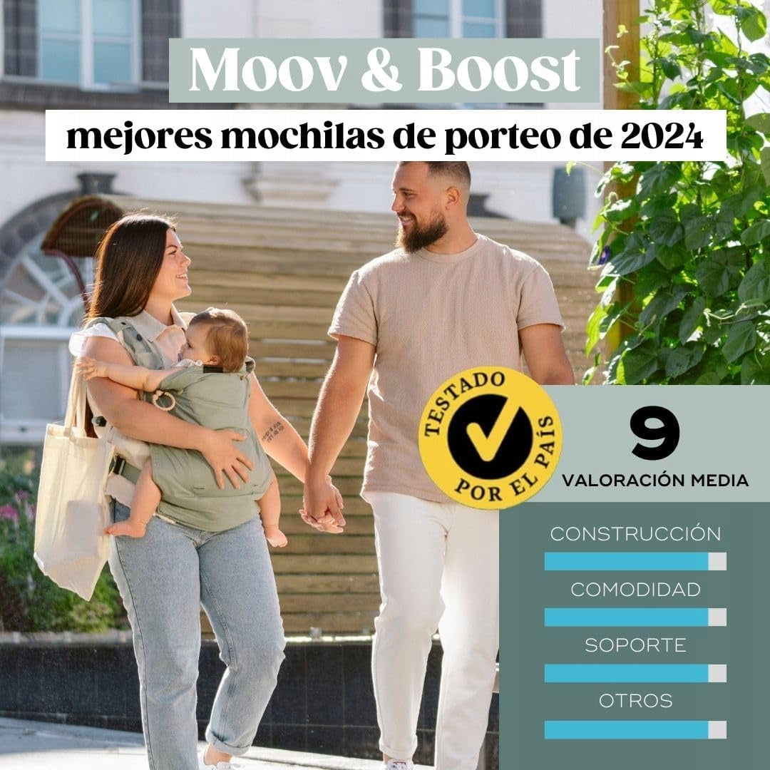 BABYMOOV MOOV&BOOST nosidełko ergonomiczne podwyższenie 2w1 – zdjęcie produktu 3