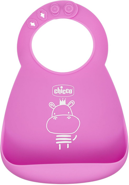 CHICCO set EASY START kom met zuignap lepel slabbetje 6m+