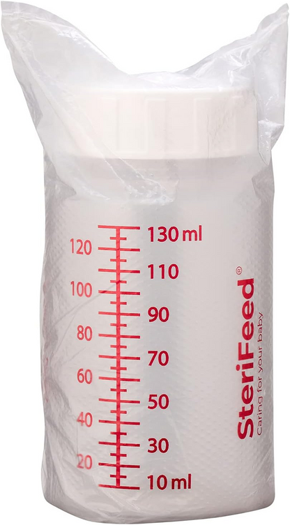 STERIFEED Behälter für Muttermilch Flasche 130 ml 1 Stück