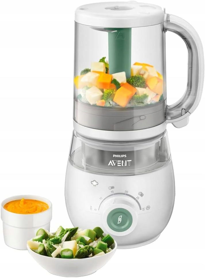 PHILIPS AVENT SCF885/01 4w1 parowar mikser podgrzewacz rozmrażacz 1000ml do przygotowania jedzenia dla dziecka