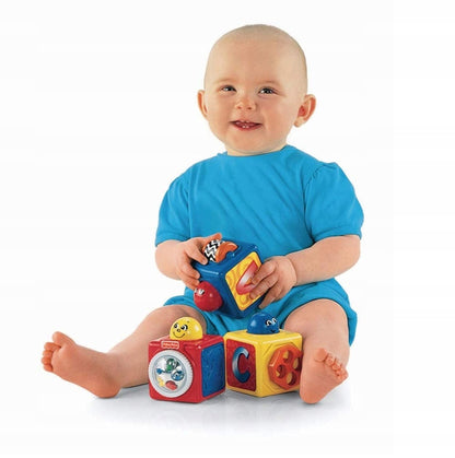 FISHER-PRICE DHW15 bloques interactivos con animales para bebés 6 m+