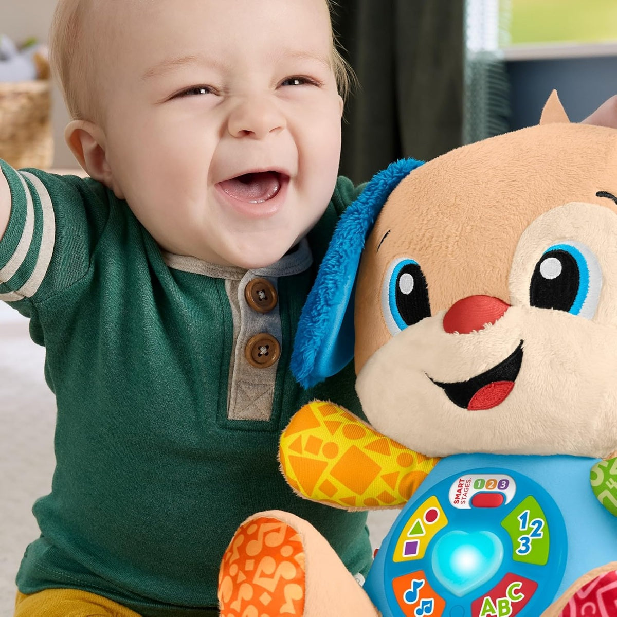 FISHER-PRICE Smart Stages JFD20 cățeluș interactiv educativ 5 limbi