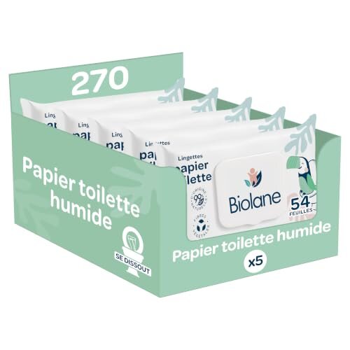 BIOLANE toiletdoekjes 5x54 stuks