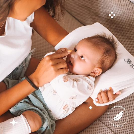 KOALA BABYCARE poduszka niemowlęca + poszewka ZAPOBIEGA plagiocefalii