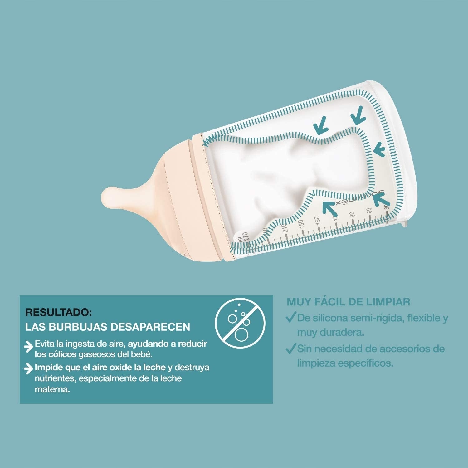 SUAVINEX ZERO ZERO Fläschchen 180 ml – Produktbild 4