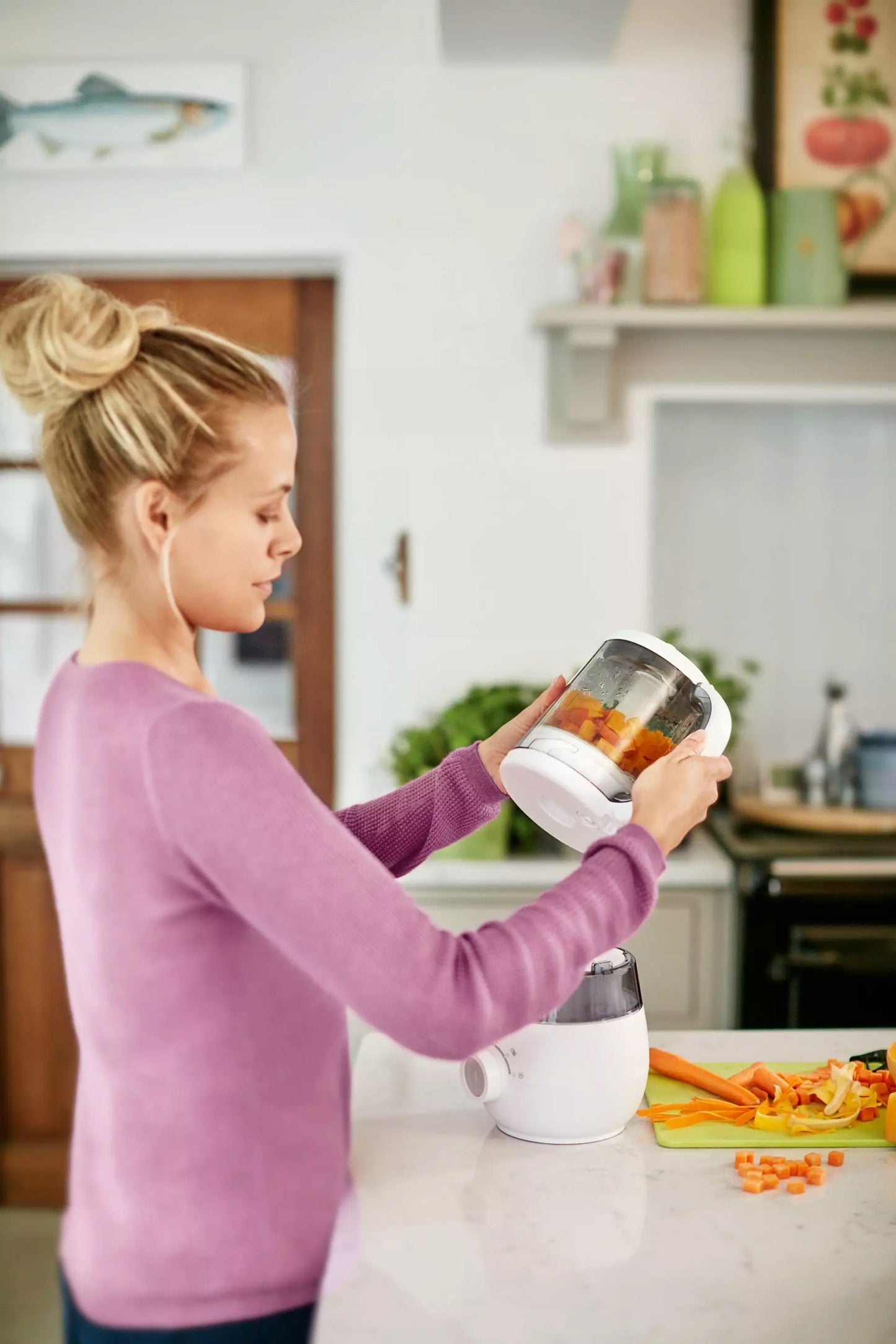 PHILIPS AVENT SCF883/01 4w1 parowar mikser 1000ml – zdjęcie produktu 4
