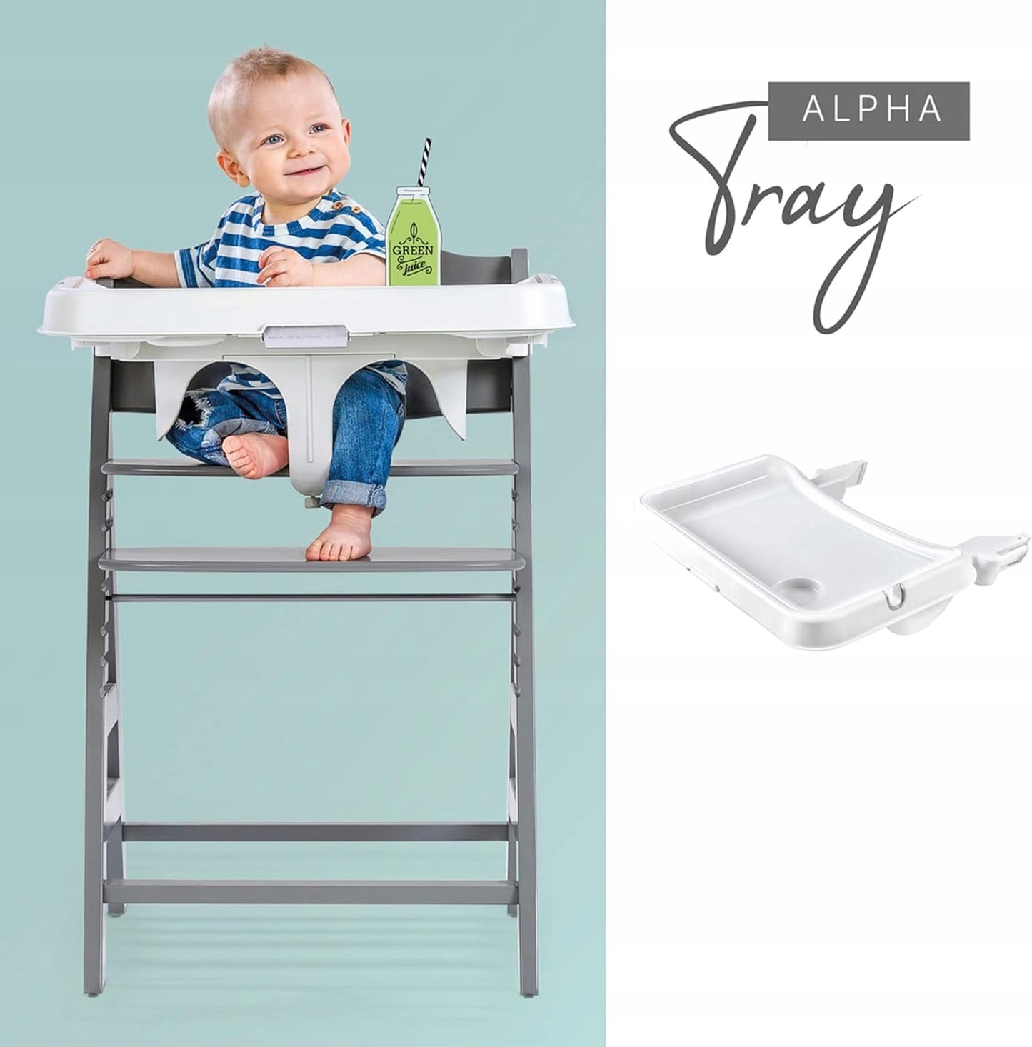 HAUCK Alpha+ Tray zestaw akcesoriów do krzesełka do karmienia – zdjęcie produktu 5