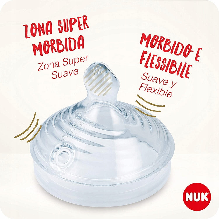 Set di biberon e accessori NUK Perfect Start Nature Sense 0-18