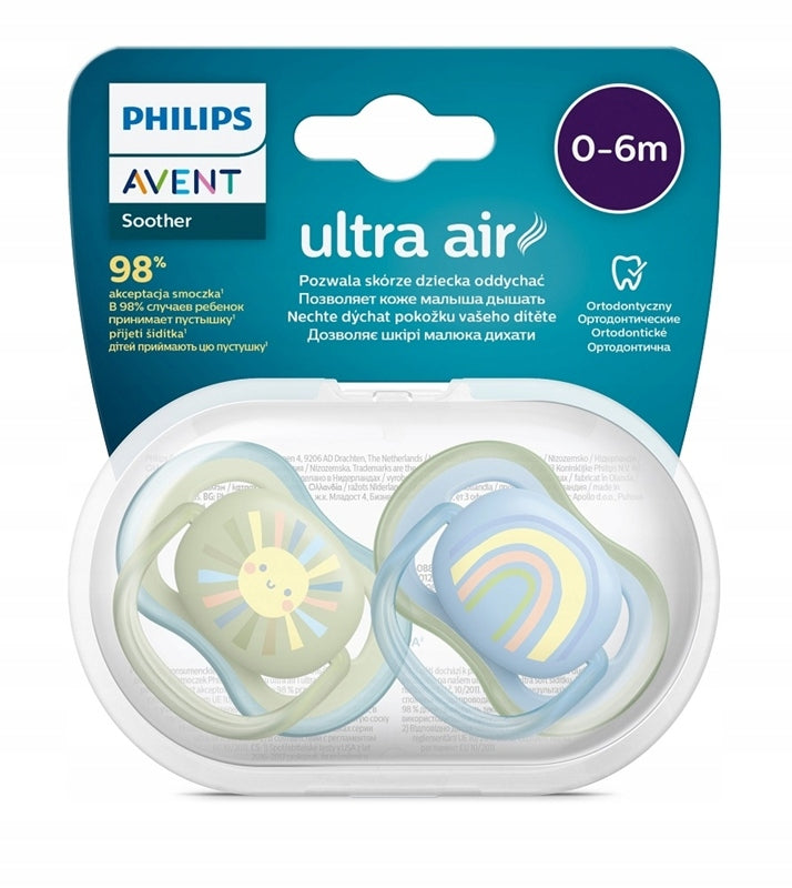 PHILIPS AVENT Ultra Air suzete x 2 0-6 luni